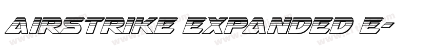 Airstrike Expanded E字体转换